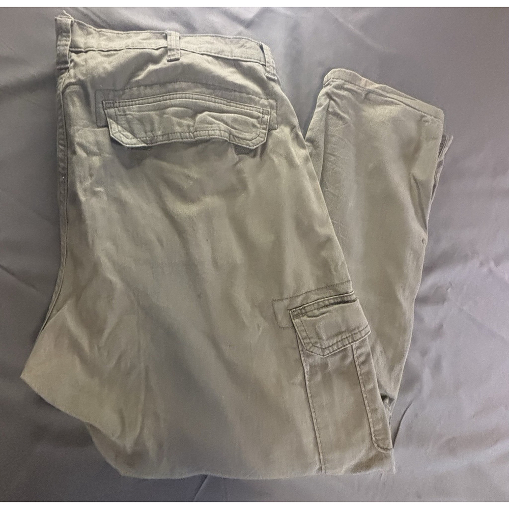 Wrangler Regular Taper Men’s‎ Olive Stretch Cargo Pants 38x30